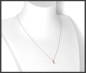 Preview: Brillant Collier 585 Gold; 0,33ct, VS2; DGI Zertifikat